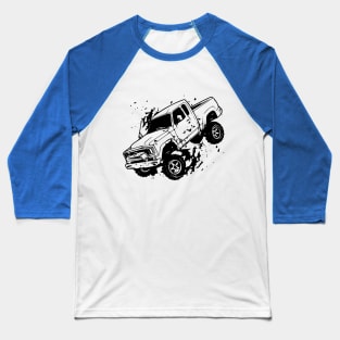 Monster truck pickup style Baseball T-Shirt